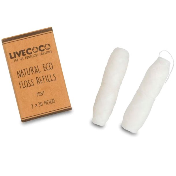 Bredygtig Tandtrd LiveCoco Refill 2 x 30 mtr.
