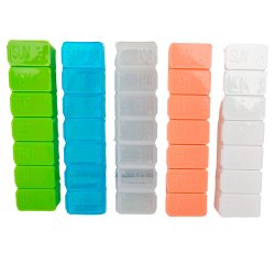 Pillendose Woche, kleine Pillendose, grosses Zimmer