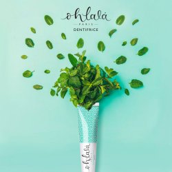 Naturlig Tandpasta Ohlala Fresh Mint 75 ml.