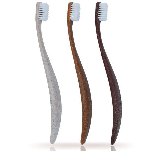 B�redygtige Tandb�rster 3 stk. Promis Soft  BRUNlig
