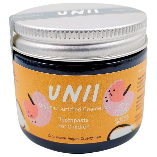 Ekologisk barntandkrm Unii Peach