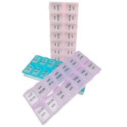 Pilleske Lille Dobbelt Pilleboks Morgen Aften