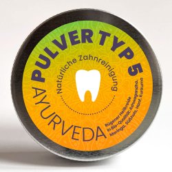 Naturlig Tandpasta Pulver Schettlers Typ 5 Ayurveda