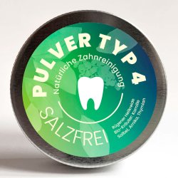 Naturlig Tandpasta Pulver Schettlers Typ 4 Salzfrei