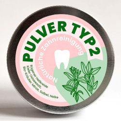 Naturlig Tandpasta Pulver Schettlers Typ 2 Pebermynte