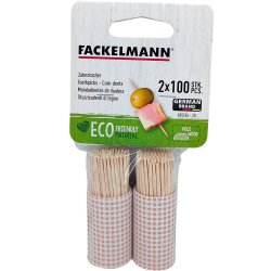 Tandstikker Tr 2 x 100 stk. Fackelmann Eco Friendly