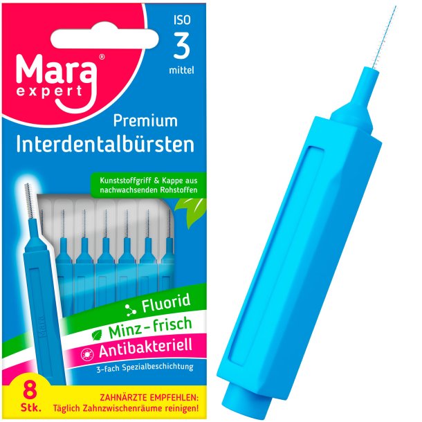 Mellemrumsbrster Premium Mara Expert 0.60 mm ISO 3 BL