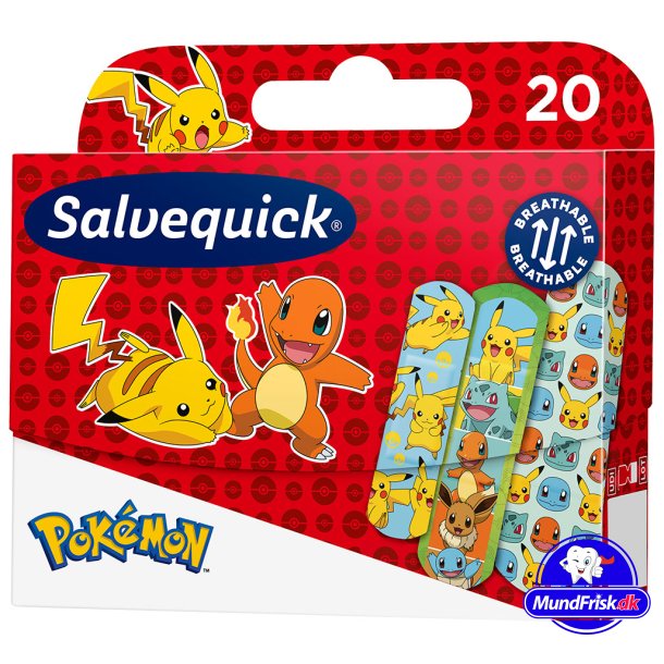 Kinder-Patch Salvequick Pokemon