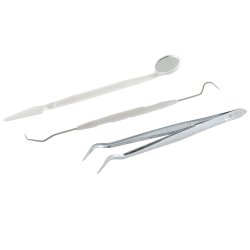 Tandrensnings-st - 3 dele tandlge-instrumenter
