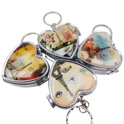 Pilleboks Hjerteformet metall Pilleboks Eiffeltrnet