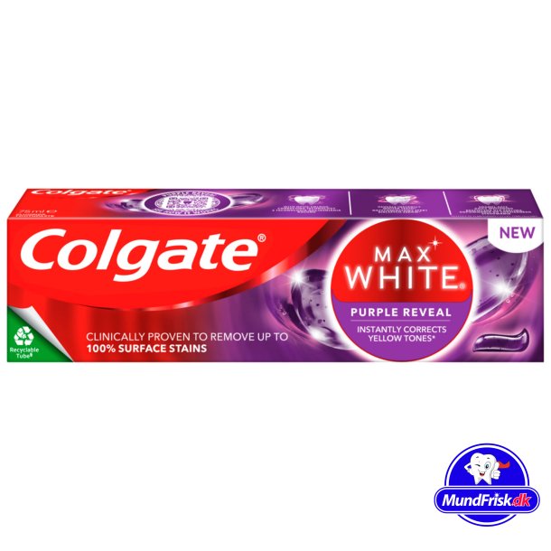 Colgate Tandpasta Max White Purple Reveal 75 ml