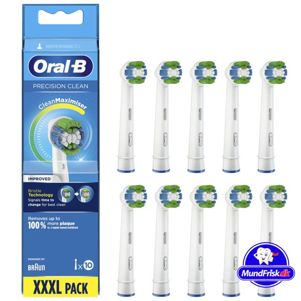 Oral-B Brstehoveder 10 stk. Precision Clean CleanMaximiser
