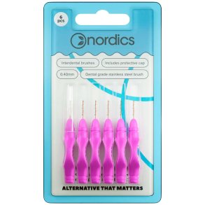 Hllbara Space Brushes 6 st. NORDICS 0,40 mm ISO 0