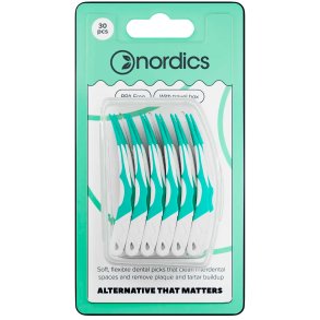 Interdentala tandpetare NORDICS Silicon Interdental 30 st