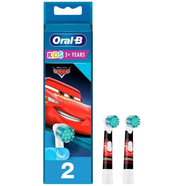 Oral-B Cars Tandborsthuvuden f�r barn - 2 st.