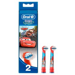 Oral-B Cars Tandborsthuvuden f�r barn - 2 st.