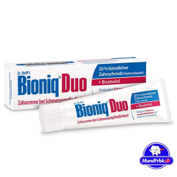 Bioniq Duo Hydroxyapatite Zahnpasta gegen Vereisungen 75 ml