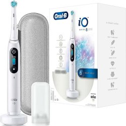 Oral-B iO Series 8 Elektrisk tandborste Vit Limited Edition