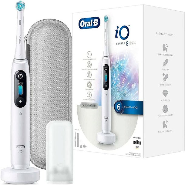 Oral-B iO Series 8 Elektrisk tandborste Vit Limited Edition