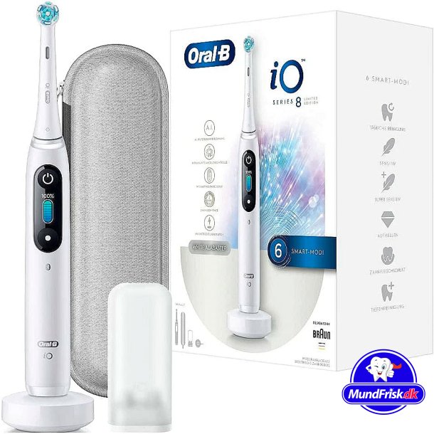 Oral-B iO Series 8 El-tandbrste White Limited Edition