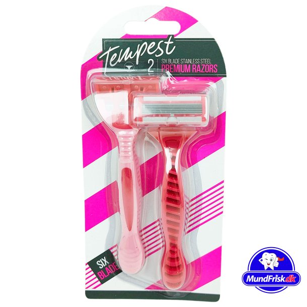 Barberskrabere 2 stk. Tempest Ladies Disposable Six Blade Razors