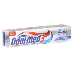 Odol-med3 Samt Weiss Whitening Tannkrem 75 ml.