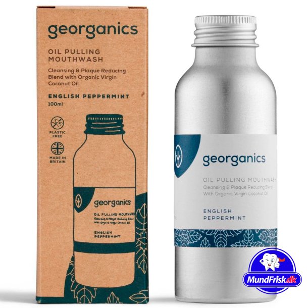 kologisk Oil Pulling Georganics Peppermint Mundskyl 100 ml