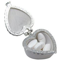 Pilleske Engel Hjerteformet Pilleboks