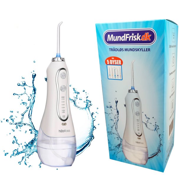 MundFrisk Munnskyller h2o Floss Wireless Inkl. 5 dyser