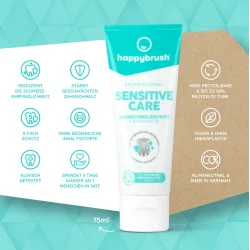 Happybrush Sensitive Care Tandpasta 75 ml.