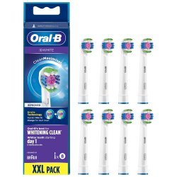 Oral-B 3D White 8 st. Tandborsthuvuden