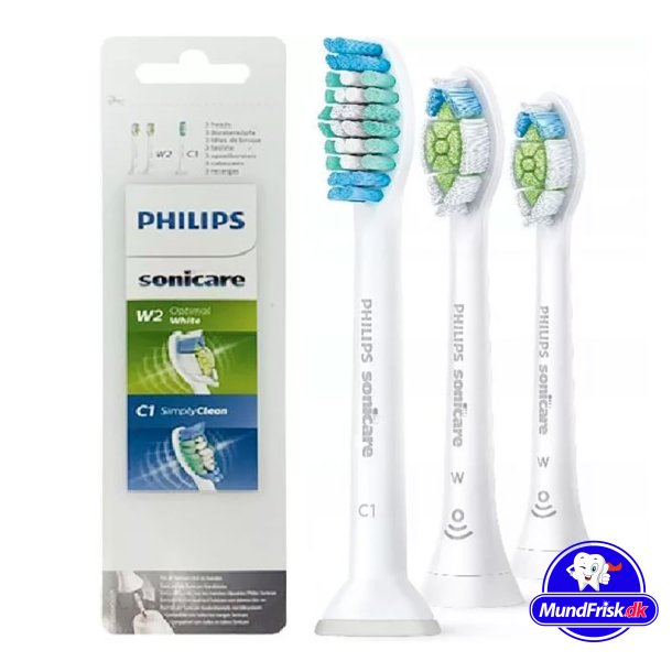Philips Sonicare Brstenkpfe Mixpack W2 Optimal White C1 SimplyClean