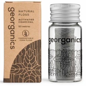 Bredygtig Tandtrd Georganics Charcoal Glasdispenser