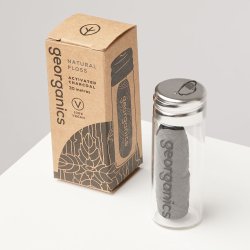 Bredygtig Tandtrd Georganics Charcoal Glasdispenser