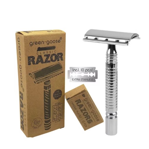 Barberskraber Green Goose Classic Shaving Set