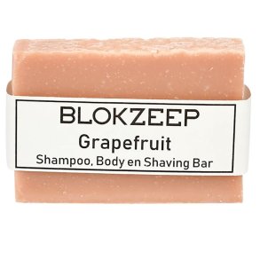 Naturlig barberspe BlokZeep Grape Fruit 100 gr.