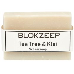 Naturlig barberspe BlokZeep Tea Tree & Clay 100 gr.