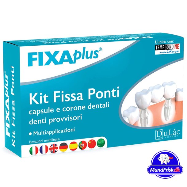  Tandkit FixaPlus FixoBridge Midlertidigt Dental Cement