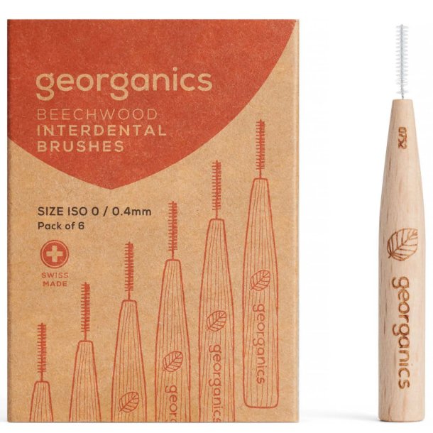 Bredygtige Mellemrumsbrster Georganics 0.4 mm ISO 0