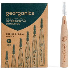 Bredygtige Mellemrumsbrster Georganics 0.6 mm ISO 3