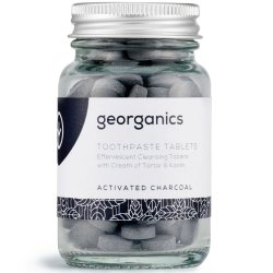 Mineral tannkremtabletter Georganics aktivt kull