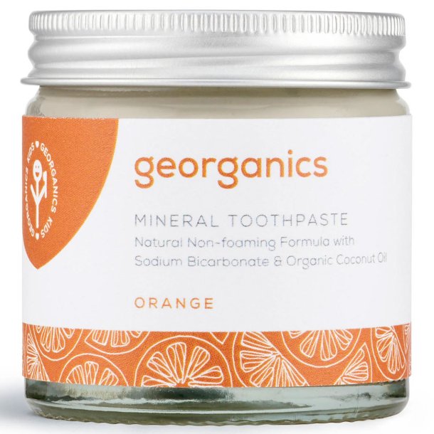 Organisk mineraltandkrm Georganics Apelsinfluoridfri
