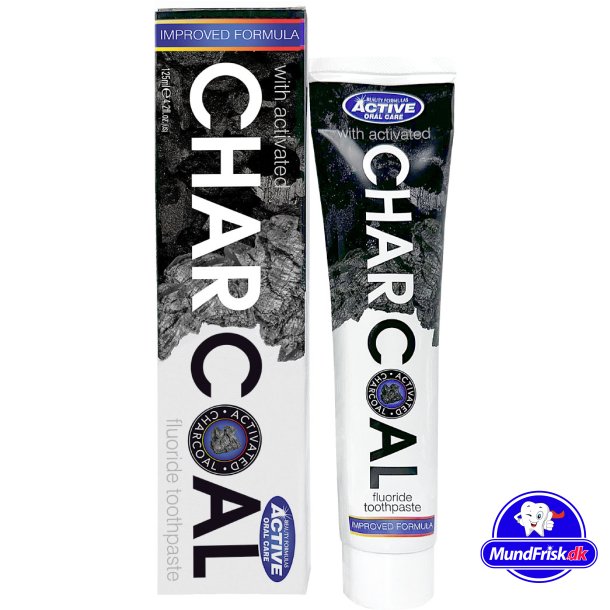 Whitening Zahnpasta Active Oral Care Charcoal 125 ml