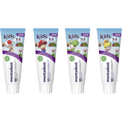 Super Mario Barntandkrm MENTADENT Barn 0-6 r 75 ml