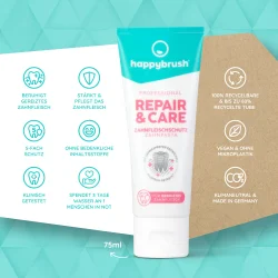 Happybrush Repair &amp; Care Tandpasta 75 ml.