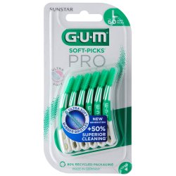 GUM Soft-Picks 60 st. PRO Gap borstar Large