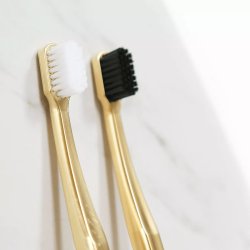 Aurezzi Gold Tandbrste 24 Karat Guldlgning MEDIUM