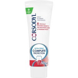 Corsodyl Tandkrm Komplett skydd Extra Fresh 75 ml