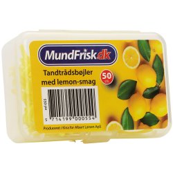 Tandtrd Lemon MundFrisk Flosser 50 stk.