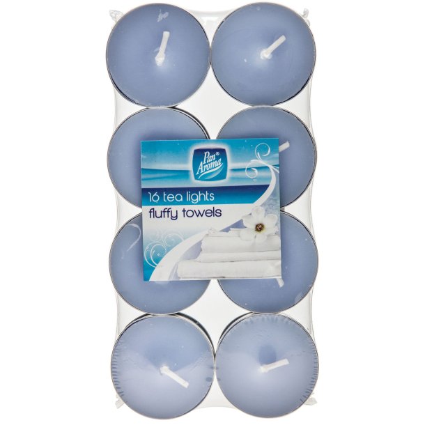 Duftlys 16 stk. Floffy Towel Pan Aroma